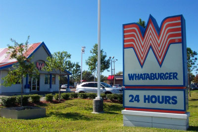 whataburger poi factory areas locations includes following